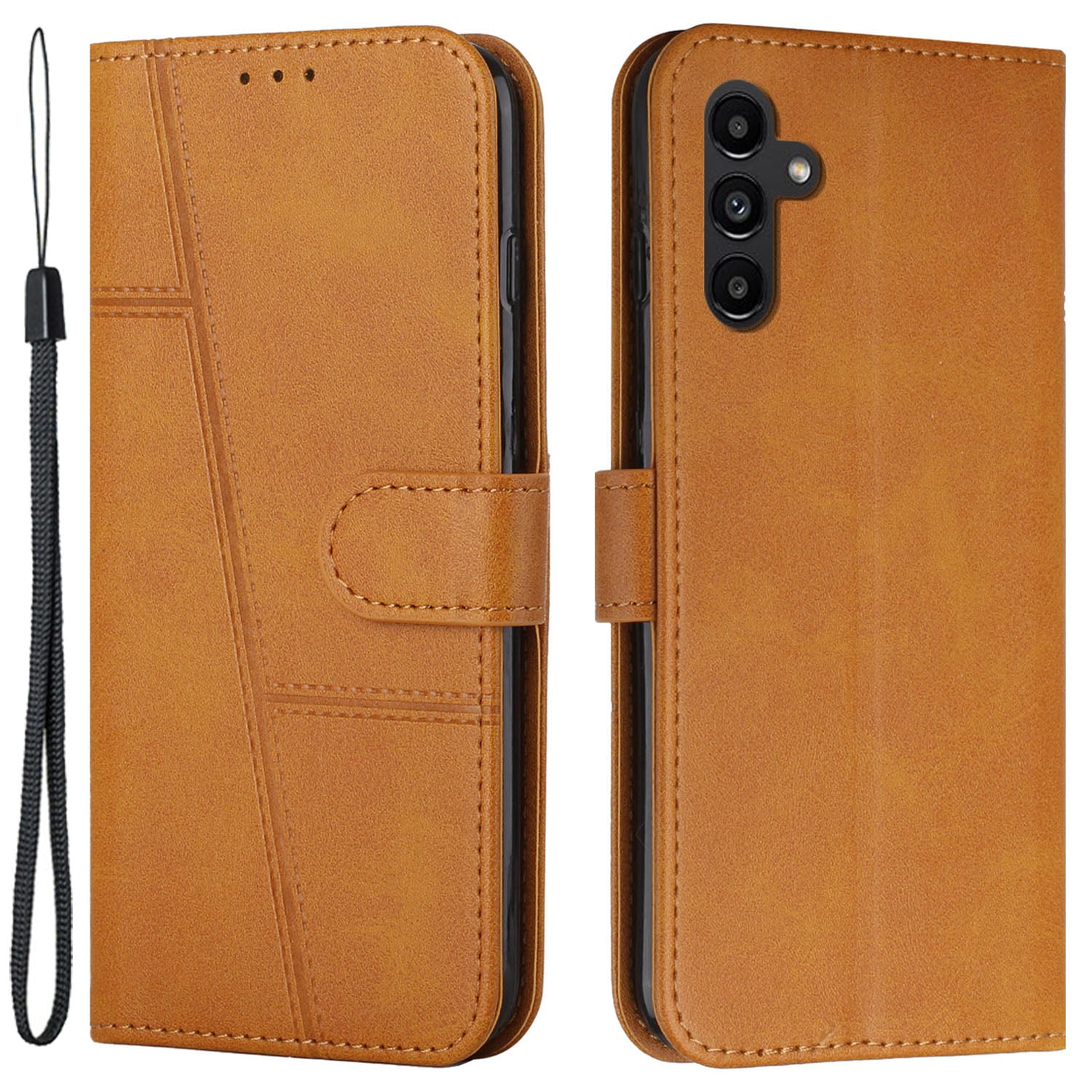 For Samsung Galaxy M14 5G PU Leather Smartphone Case Magnetic Clasp Cell Phone Wallet Stand Cover For Samsung Galaxy M14 5G PU Leather Smartphone Case Magnetic Clasp Cell Phone Wallet Stand Cover